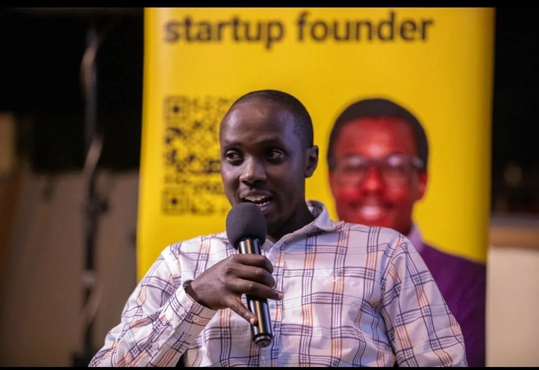 Pharaoh Chirchir speaking during the Nexford University open day keynote